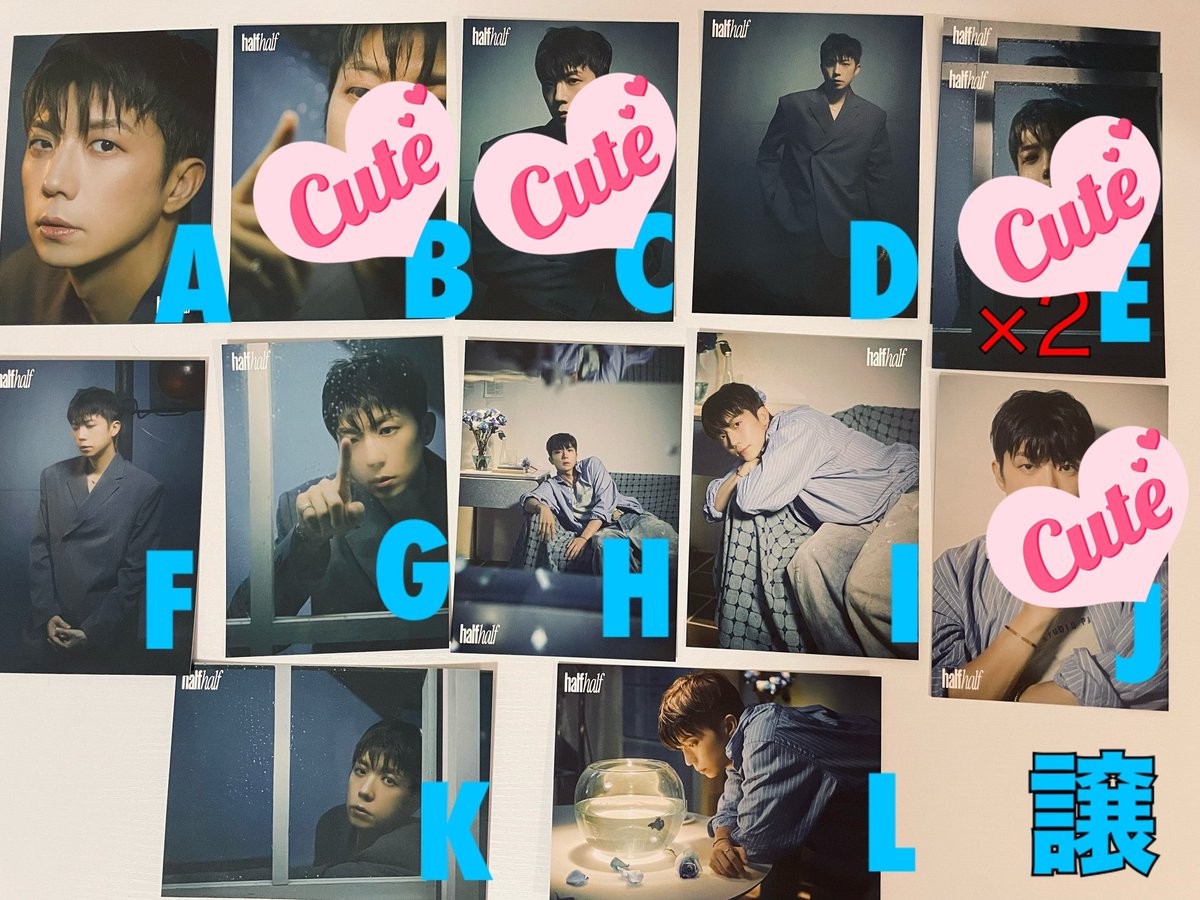 拡散のご協力感謝します。
レア以外はコンプできそうです。ありがとうございました。

難しいとは思いますが、写真以外のレアカードと私の手持ちの複数枚との交換も可能です。交換して頂ける方いらっしゃいましたらご連絡お待ちしています🙏
#halfhalf
#2025_JangWooyoung_Concert
#ウヨン #wooyoung