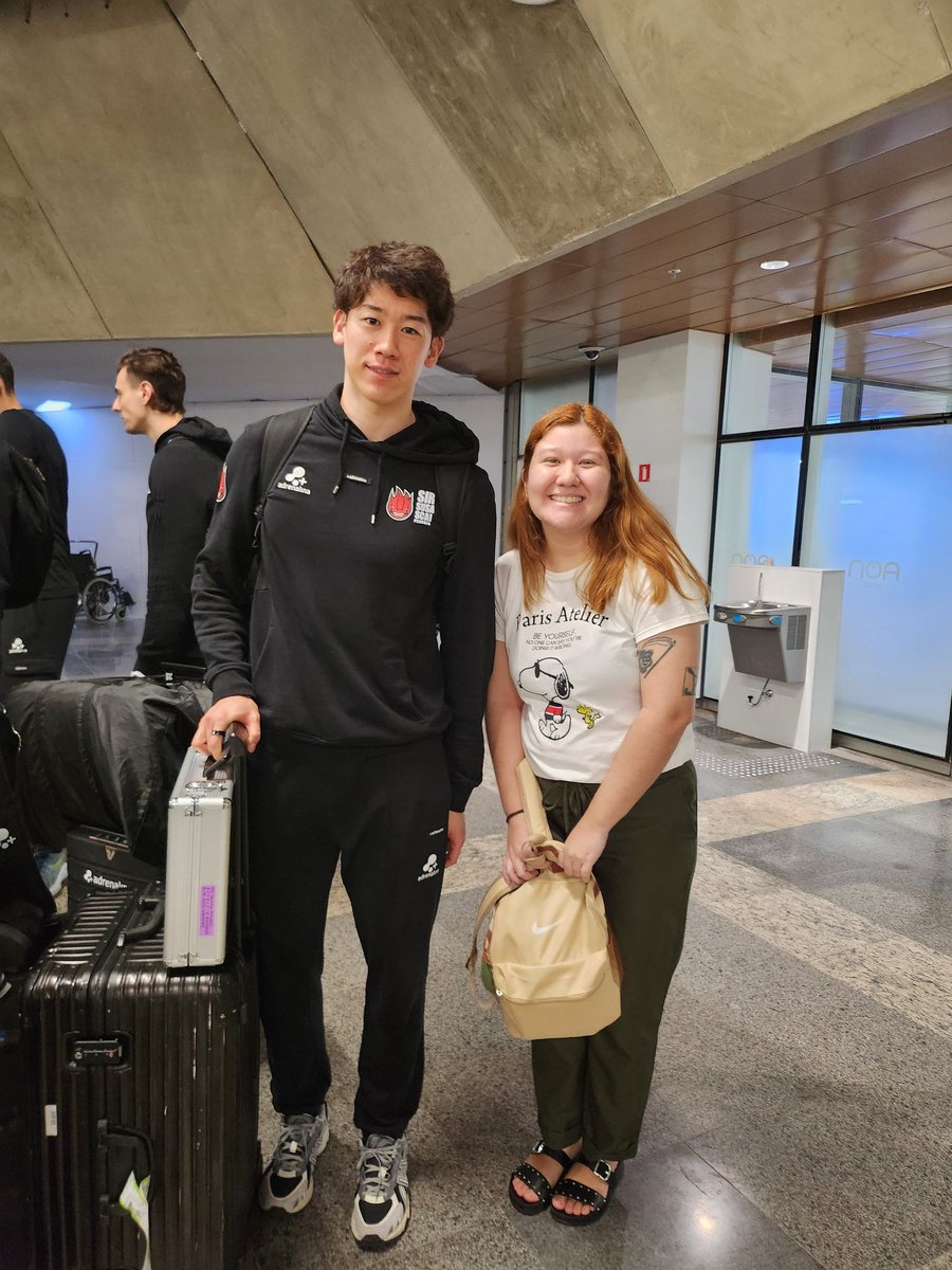 Deu tudo certo 💖
Bem vindo a Belém <a href="/yuki14_official/">石川祐希</a> 🇯🇵
Obrigada por ser uma grande inspiração como jogador e como ser humano, te apoiarei com todo meu coração sempre.
Obs: Desejei boa sorte a ele e ele me agradeceu, muito simpático 
#YukiIshikawa #石川祐希
<a href="/SIRVolleyPG/">Sir Safety Perugia</a>
#ClubWCH