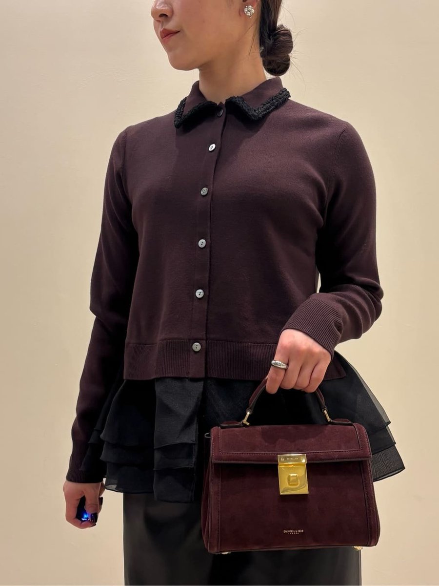 UNITED レディー ポロコンビ ARROWS ロングスリーブニット