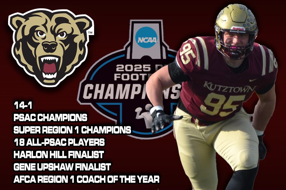 Tough way for the season to end for <a href="/KUBearsFootball/">Kutztown Football 🐻</a> but it sure was a memorable year. I enjoyed following the journey.