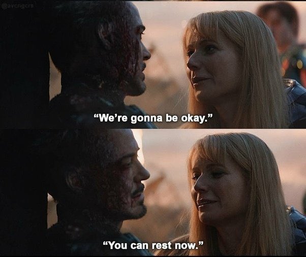 The smile as he tapped out