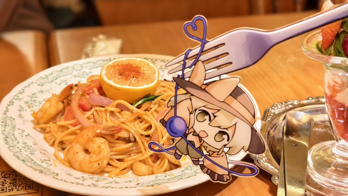 Aliaos_'s tweet photo. フォークに変なものが絡まって… https://t.co/mxEOS7lKa2