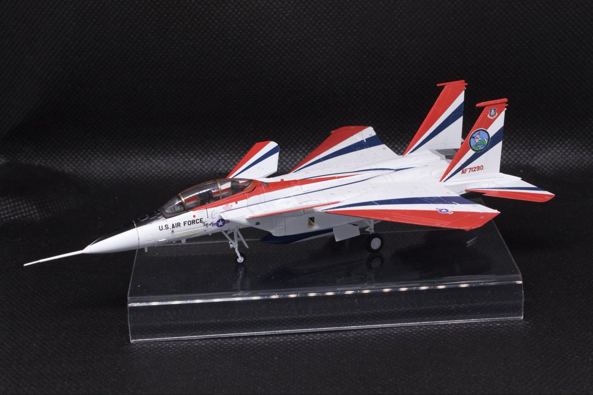 技MIX AC34 F-15S/MTD 完成です。 18のカナード付いてたり長いピトー管