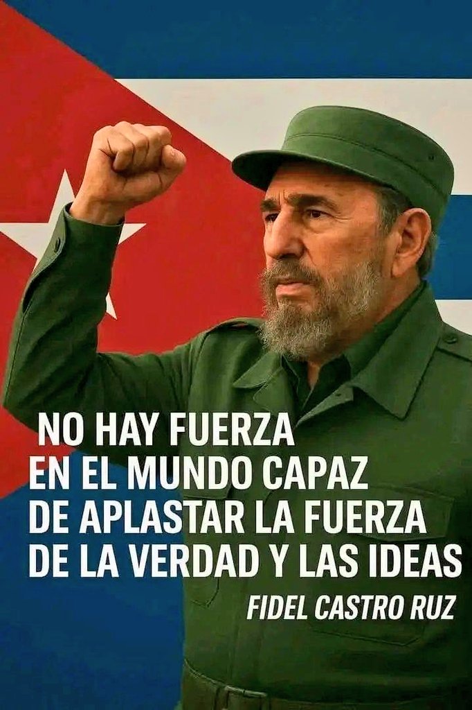 OsvaldoMtnez90's tweet image. ASÍ pensaba FIDEL, así PIENSO yo TAMBIÉN ✊️