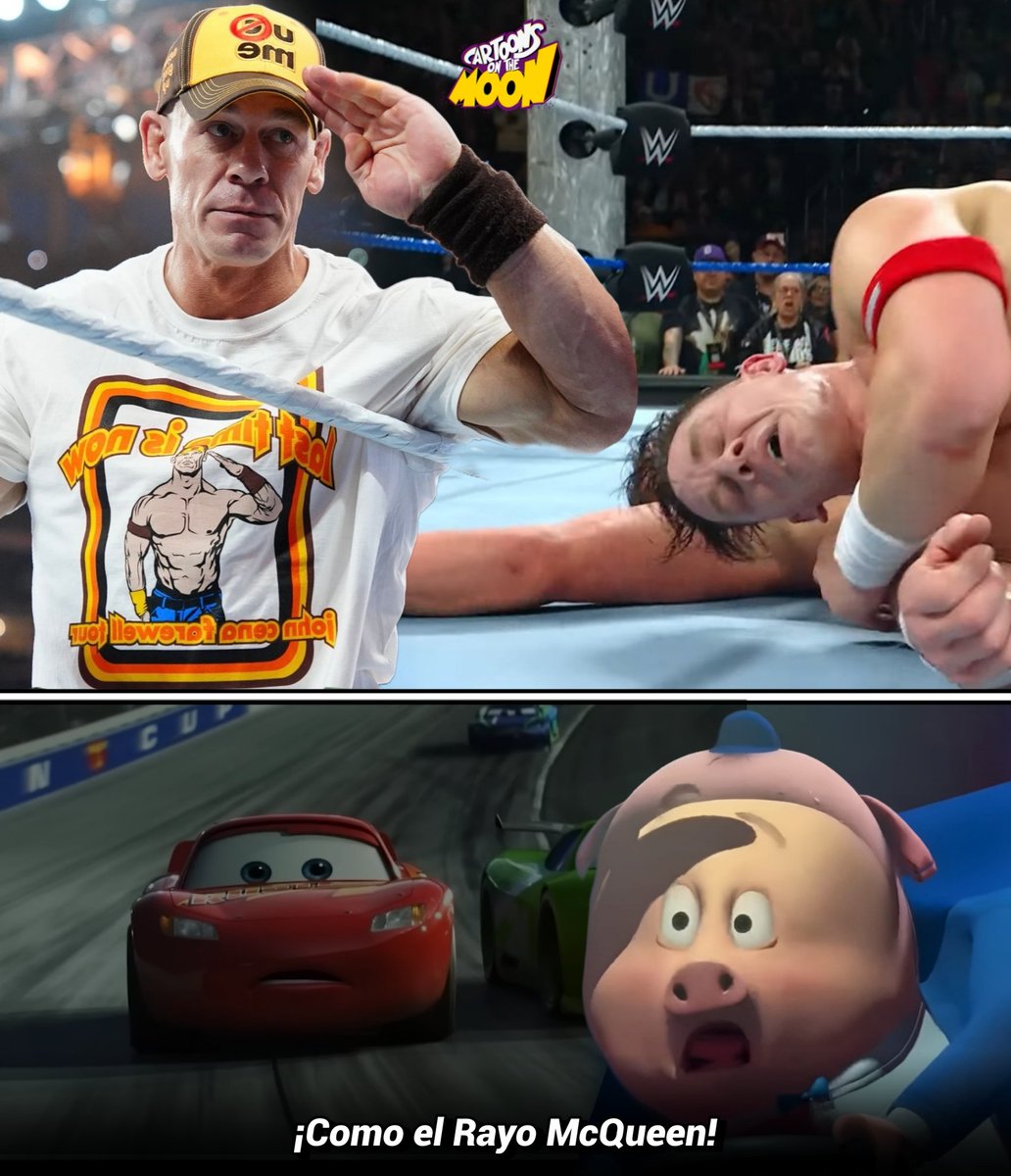 CartoonsOTMoon's tweet photo. Algo que nadie esperaba, es que John Cena ha perdido frente a todos sus fans en la última lucha de su carrera. https://t.co/Ux7tOVTWHu