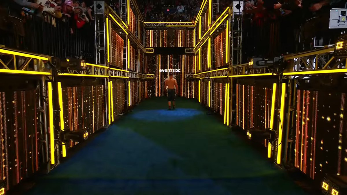 Cultaholic's tweet image. The last shot of John Cena's WWE career, genuinely can't believe it is over #SNME