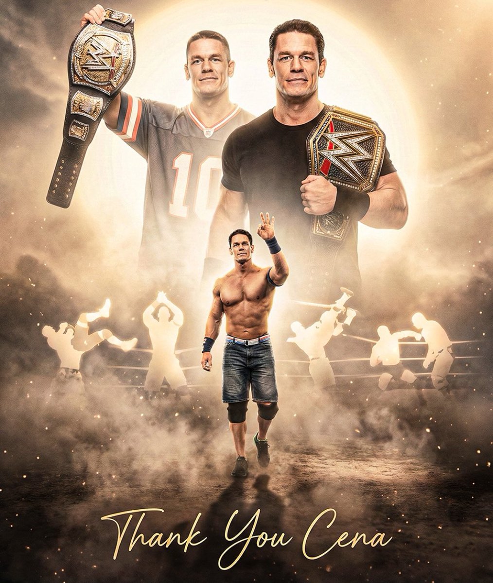 DirtyDomDom's tweet image. #ThankyouCena