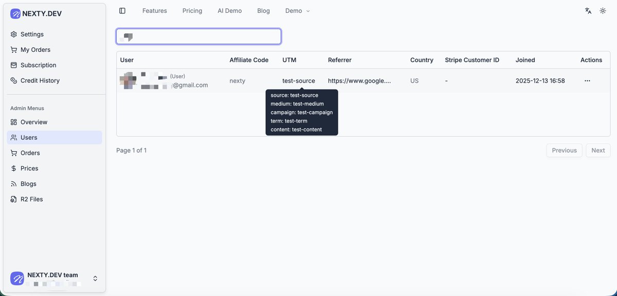 不只Ship Fast,還要Ship Smart!這是首個提供用戶歸因追蹤的SaaS 模板。
做AI 工具被白嫖怕了?不知道付費用戶來自哪個國家、從哪個管道?
https://t.co/EvGjFF9kAo 模板升級了用戶來源功能,把
