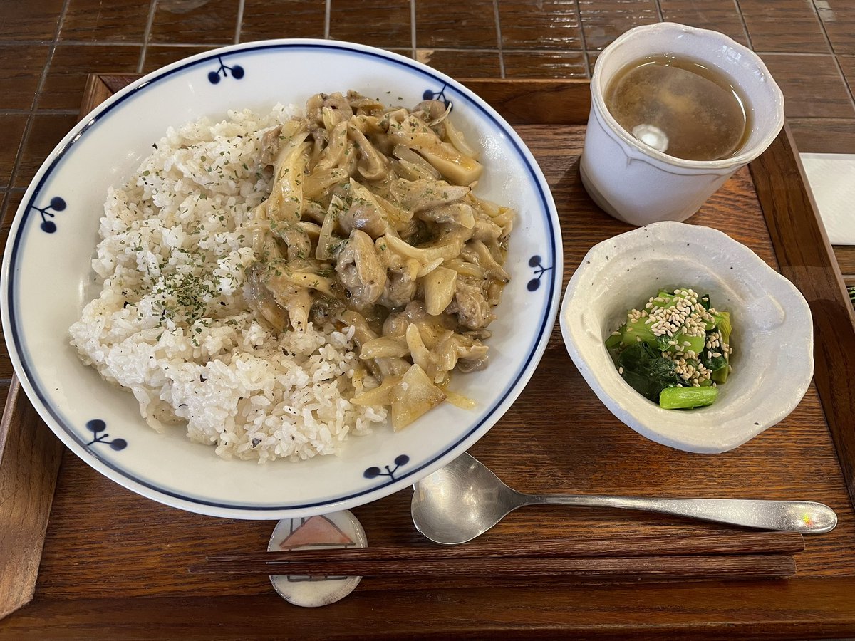 TStudy's tweet image. 寒いに日はikkAさんで和風ビーフストロガノフをいただく。