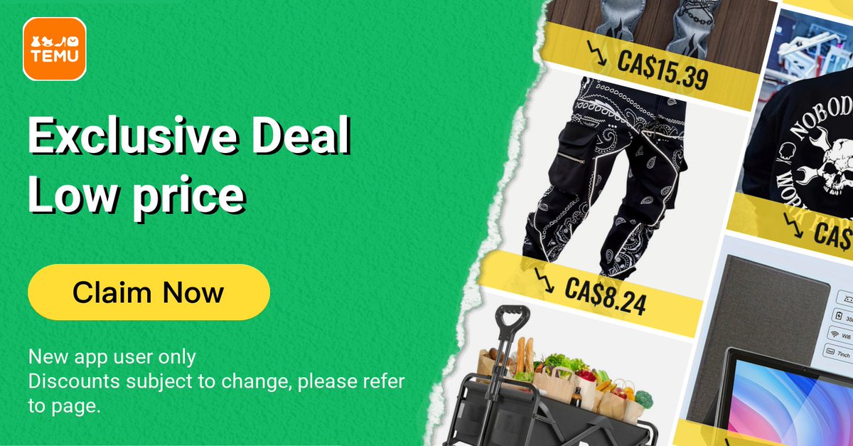 JayTechFirst's tweet image. ⭐️ Tap the exclusive deal link temu.to/k/ggflthlzlau or search acx193454 in the Temu app to score top-quality items at ultra-low prices. 🛍️ These unbeatable deals are only available here. Shop now and save big! ⭐️