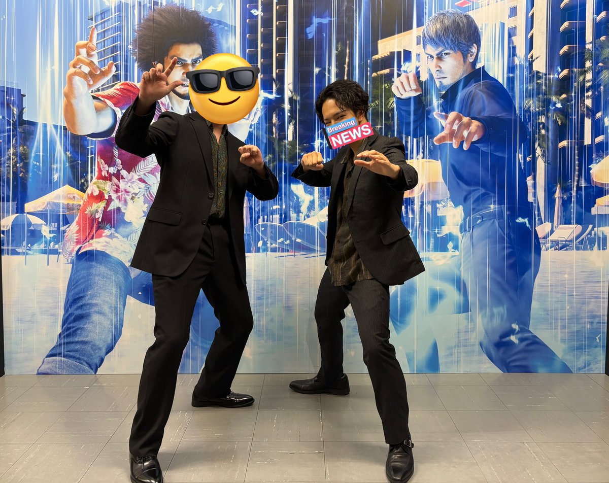 uda__'s tweet image. 龍が如く展に気合い入れて行って楽しかった写真