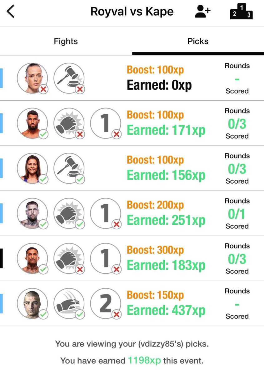 DanielRumbles's tweet image. Did alright for my #verdictmma #ufcfightnight prelims predictions