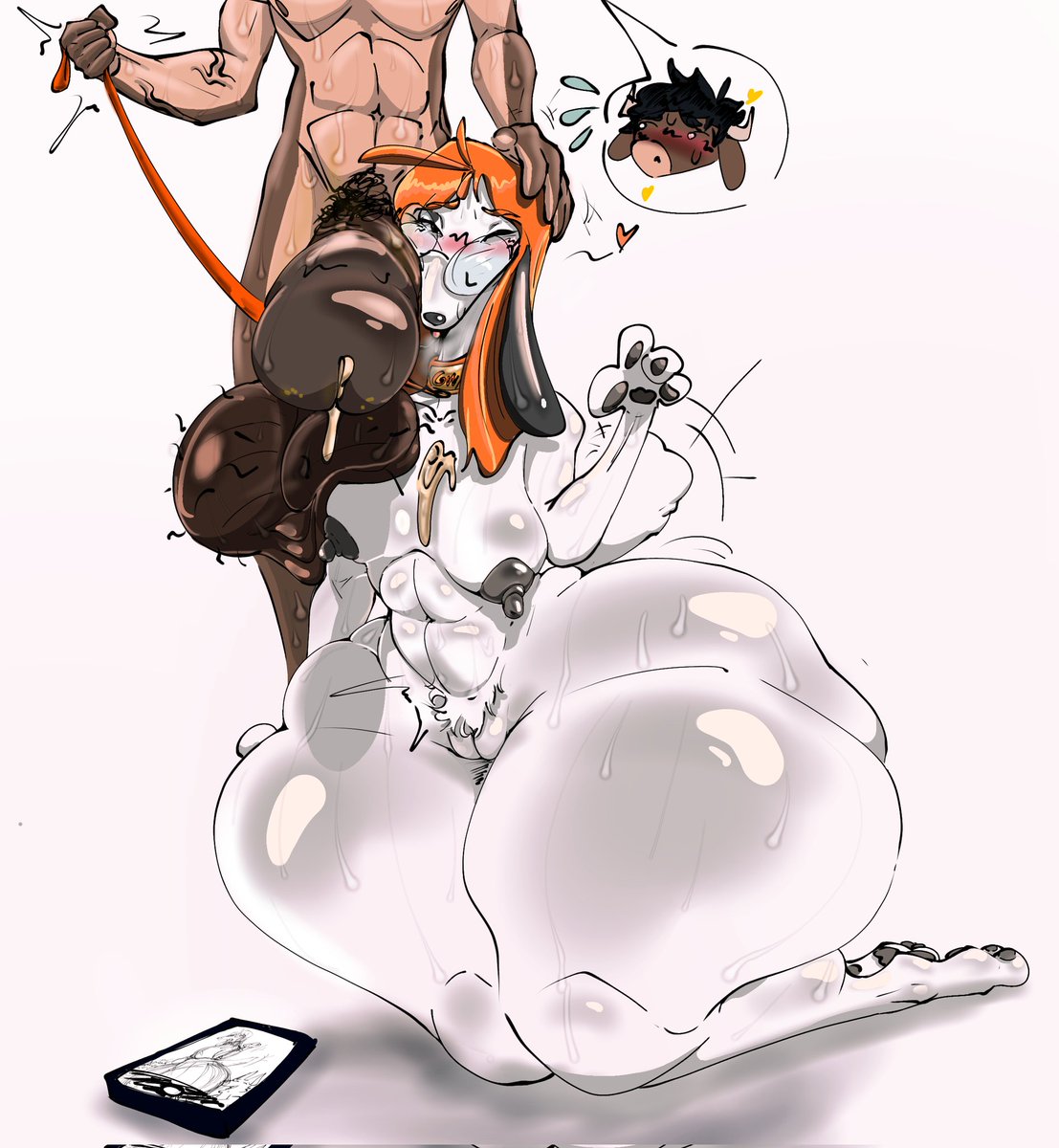 By day, the kindergarten teacher admired by all/At night, the little dog that adores cock 🐶🧡