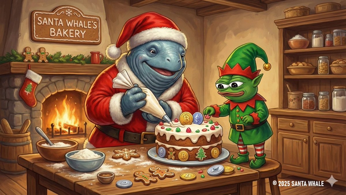 santawhalee's tweet photo. π
π³ Santa Whaleβs Bakery is open.
Cooking gains, icing profits, and baking $SantaWhale for the holidays. π°π
Sweet rewards only for true holders.
#SantaWhale #MEXCAlpha #pumpfun #memecoin #CryptoCommunity https://t.co/pZUBIXkZnr