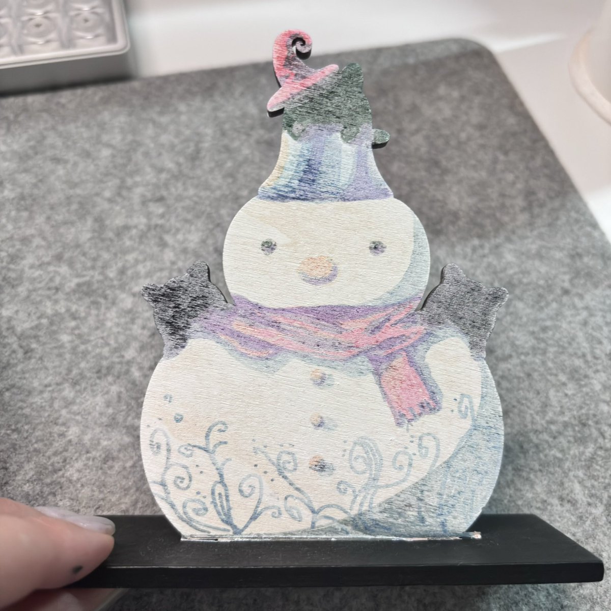 雪だるまページ クリスマス雑貨 『オブジェ ミニ雪だるまF CMG-24046C』 生活雑貨