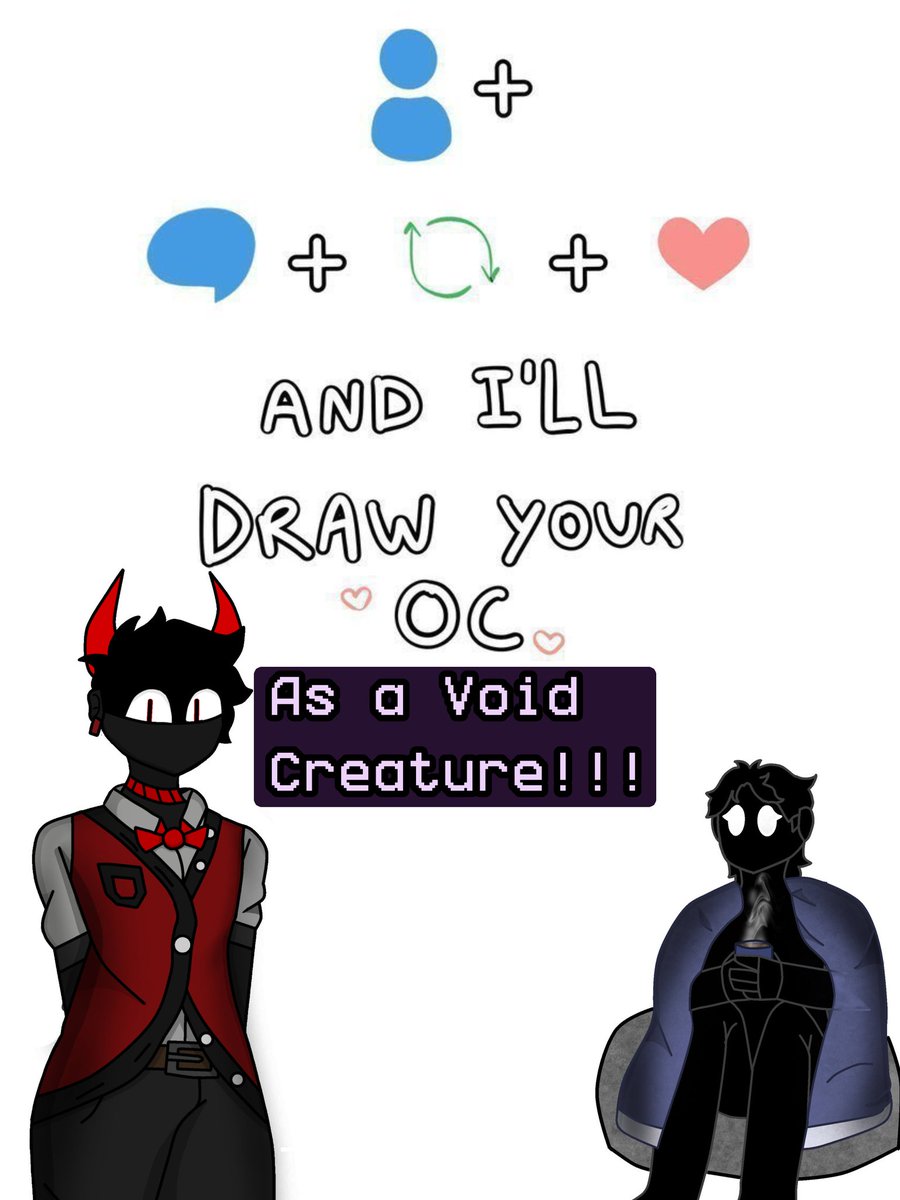 HEY OVER HERE! I'm trying to get to 2k and I wanna draw some cool ocs and figured I'd solve both problems at the same time!

Rules:
-Like, re-tweet and follow (I follow back dw <3)
-No nsfw 
-preferably one oc per reply, makes it easier to keep track of

#art #artraffle #artmoots
