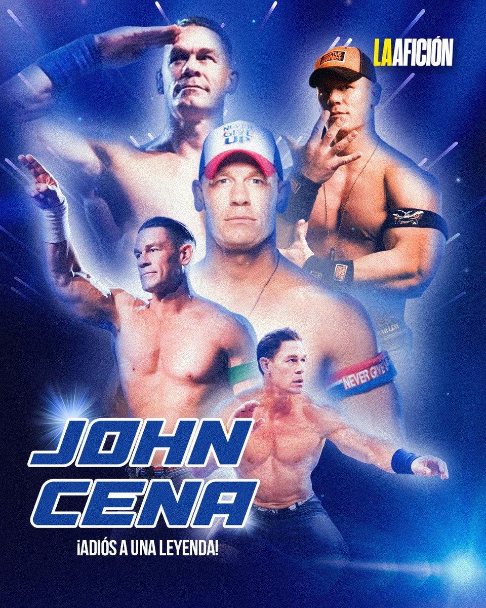 ¡SE NOS VA UNA LEYENDA! 👑

John Cena dice adiós a los cuadriláteros, un personaje que durante años hizo vibrar y emocionar a los aficionados al wrestling.
El ring no será el mismo sin él, pero su legado es imborrable e imposible de reemplazar.

📎 mile.io/4jfi4DL