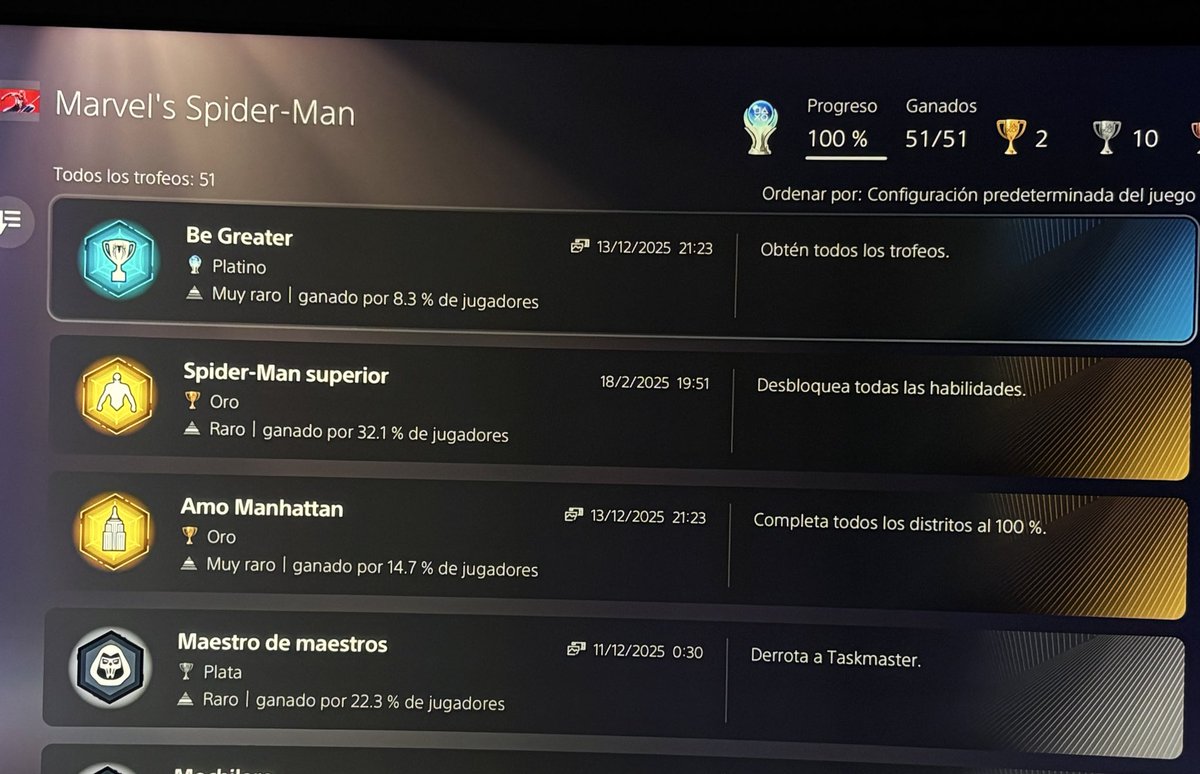 ivyyackerman's tweet image. hola no les importa pero platiné spiderman 🤓🎉