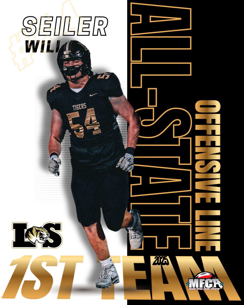 Thank you to coaches, teammates, and family for helping succeed and get recognized as 1st team all-state! Without your support this wouldn’t have been possible. <a href="/CoachOliver76/">Coach Oliver</a> <a href="/ChrisGomez54/">Chris Gomez</a> <a href="/lstigerfootball/">lstigerfootball</a> <a href="/recruitLSFB/">Recruiting LSTIGERFOOTBALL</a> <a href="/WOWKCfootball/">WOWKC</a> <a href="/PrepsKC/">PrepsKC</a>