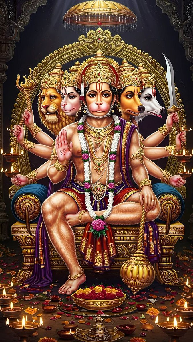 AkshitaL_'s tweet photo. पंचमुखी हनुमान जी महाराज के अद्भुत अलौकिक दर्शन https://t.co/9gkwbgarv4