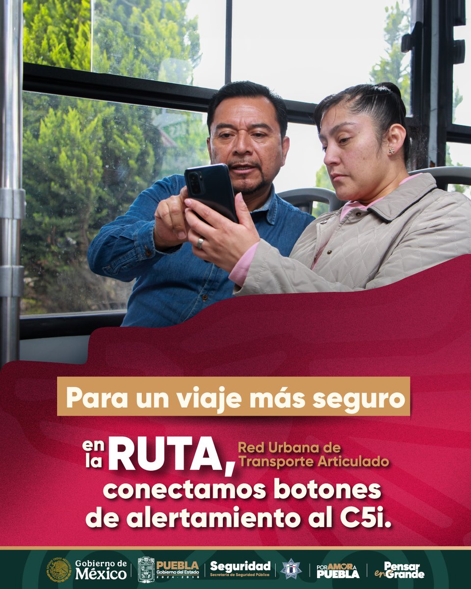 DiariodePuebla's tweet image. 💪🏻 ¡La unión hace la fuerza!

Los tres órdenes de gobierno trabajan para la tranquilidad en el transporte público. 🚎

🤝🏻 El @Gob_Puebla te respalda

#Camión | #Combio | #Ruta