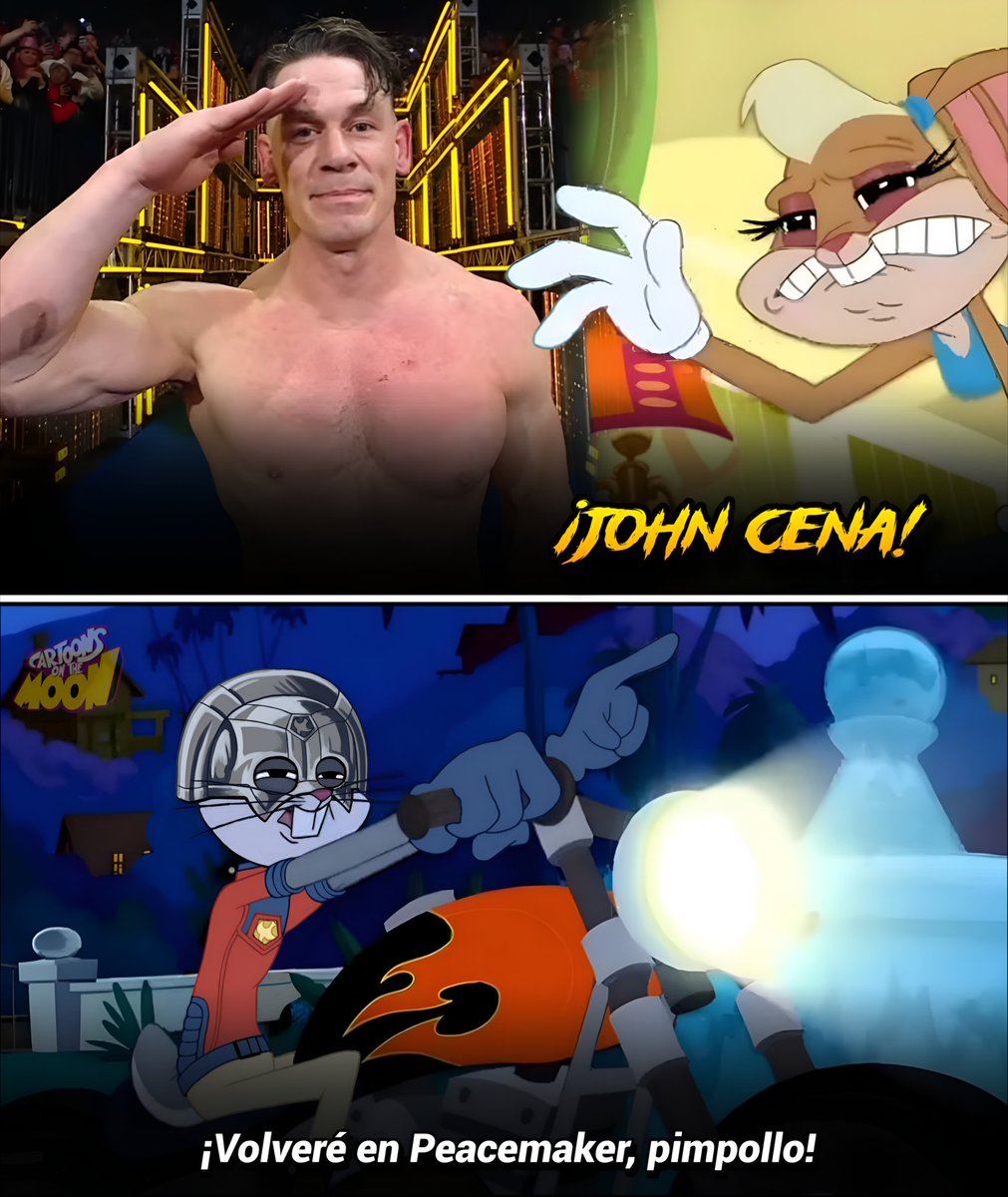 CartoonsOTMoon's tweet photo. Después de 24 años, John Cena oficialmente se ha retirado de la WWE. https://t.co/2tRj350oip