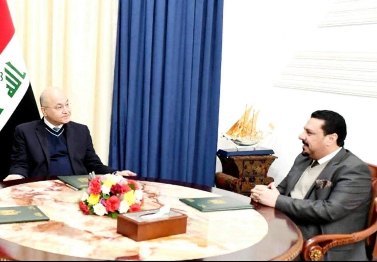 AnwarAlNda1's tweet photo. يسعدني ويشرفني أن أتقدم بأسمى آيات التهاني والتبريكات
 إلى فخامة الرئيس الدكتور برهم صالح" بمناسبة إختياركم لمنصب المفوض السامي للأمم المتحدة لشؤون اللاجئين بعد منافسة دولية، لتصبح أول عراقي يشغل هذا المنصب ويتولى الإشراف على حماية أكثر من 123 مليون نازح ولاجئ حول العالم... https://t.co/SVLheBOGuT