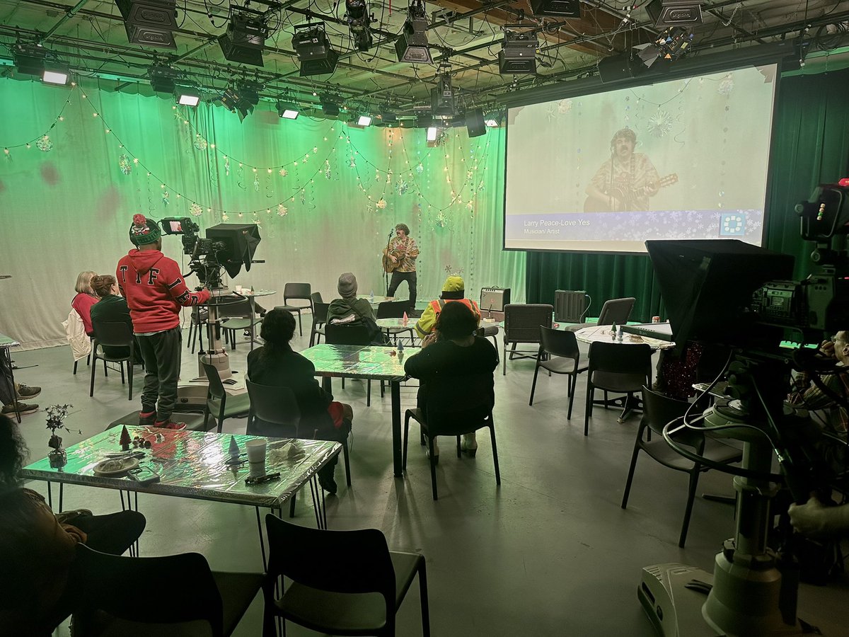 Having a blast and loving the vibe at Open Signal’s Winter Variety Show!

Honored by the invitation to perform live poetry and inspire community, joy, and abundance.

#pdx #communitymedia #holidays
#peace #love #seasonsgreetings