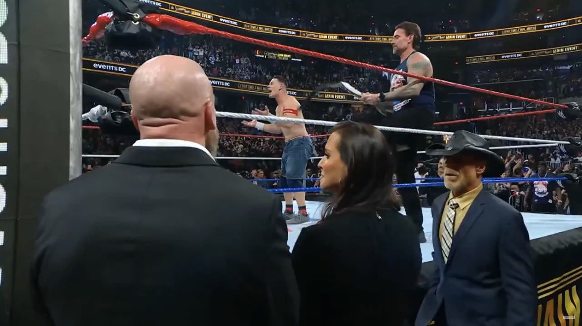 And in the words of another GOAT -

Don't work yourself into a shoot, brother. #SNME #ThankYouCena