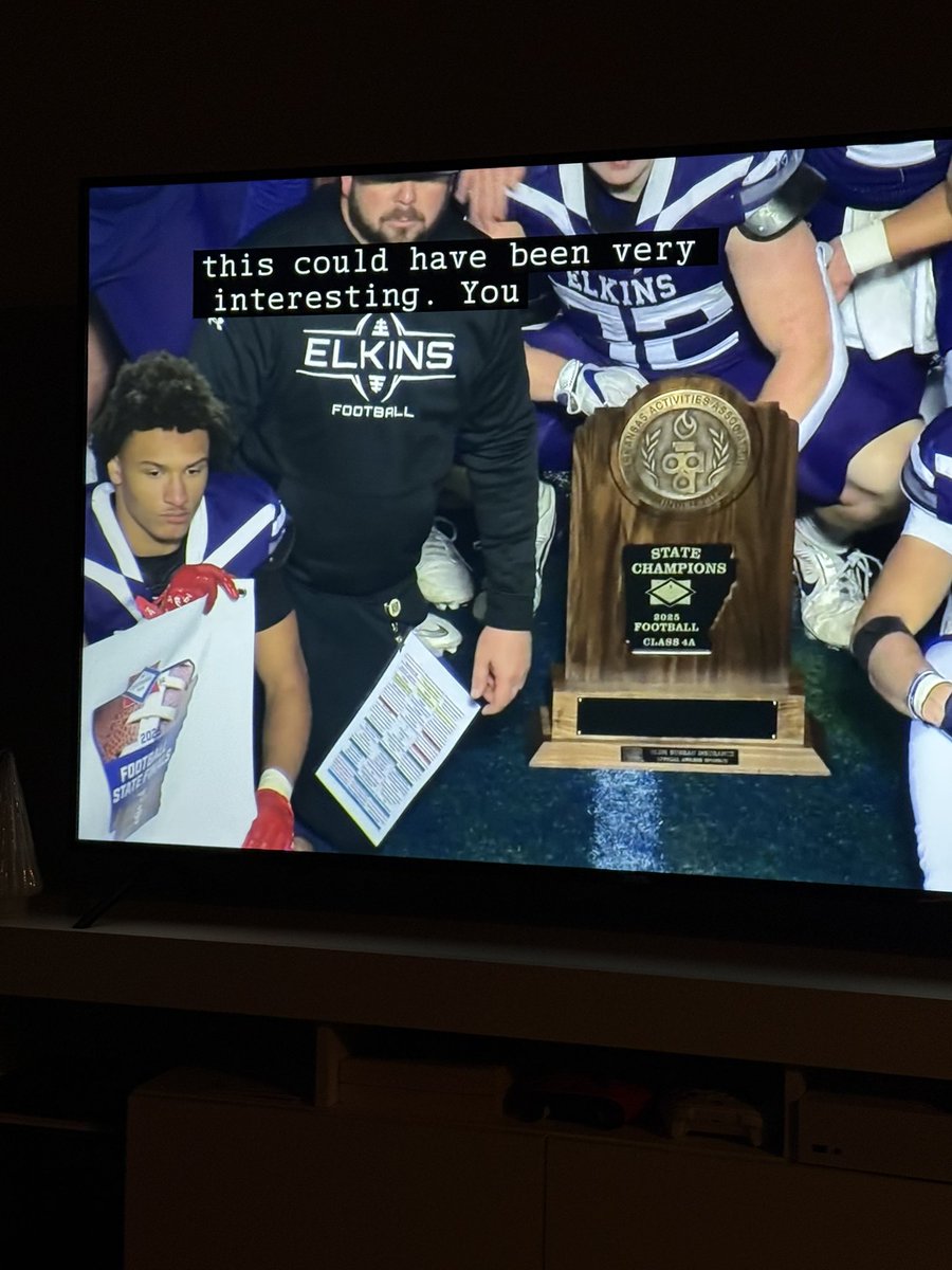 Shoutout to our guy <a href="/joshhamm07/">Josh Hamm</a> 2 interceptions tonight and now a state champion! 💣 <a href="/TrainGameSpeed/">Coach Rae</a> <a href="/CoachAndreARBS/">Andre Trent</a> <a href="/PrepRedzoneAR/">Prep Redzone Arkansas</a> <a href="/tctabler/">PrepRedZoneTom Tabler</a> #AllGasNoBrakes 💨