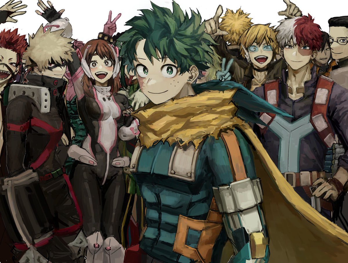 NotRafaX's tweet image. Gracias por estos 9 casi 10 años por tantas emociones, Gracias por estar ahí 💚 Al parecer este es el final de una era y se siente triste eso pero agradezco por a ver visto este anime gracias nuevamente por esta obra @horikoshiko @MHAOfficial 

#BNHA #MyHeroAcademia 
Thank You💚