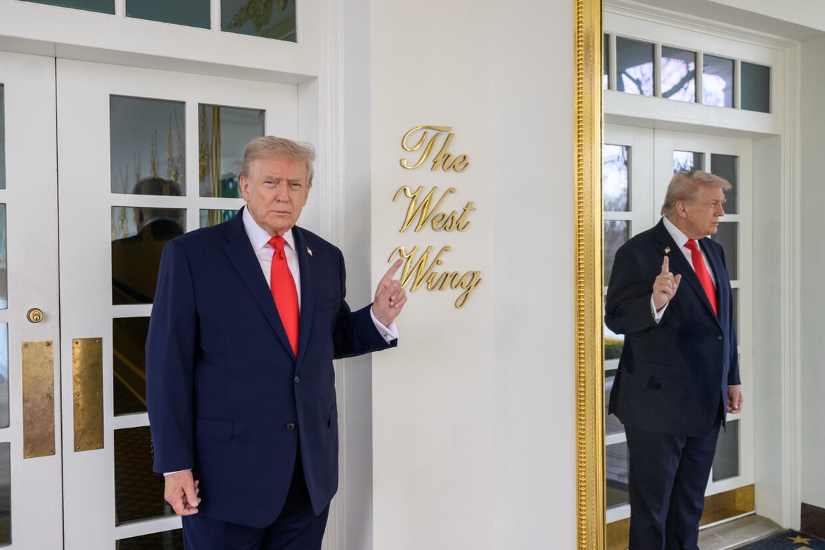 New sign outside of the West Wing