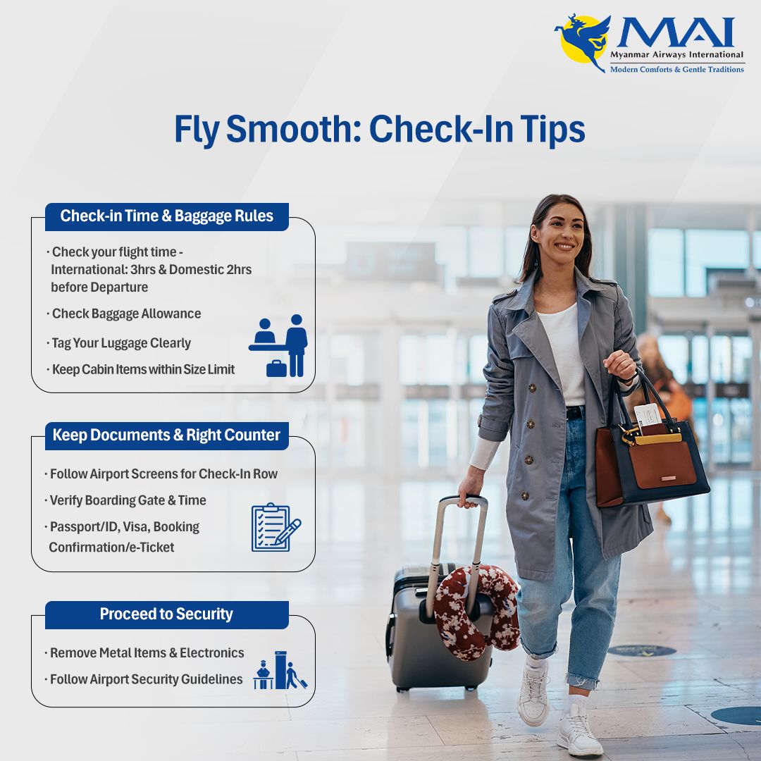 maiairwaysintl's tweet image. 𝐇𝐨𝐰 𝐭𝐨 𝐂𝐡𝐞𝐜𝐤 𝐈𝐧 𝐒𝐦𝐨𝐨𝐭𝐡𝐥𝐲 𝐰𝐢𝐭𝐡 𝐌𝐀𝐈!
 
Start your journey effortlessly - smooth check-ins, relaxed skies, and happy memories await with MAI.
 
#MAI #ModernComfortsGentleTraditions
#SmoothCheckIn