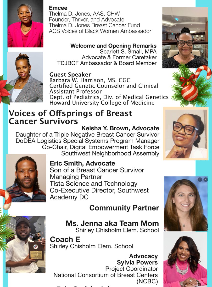 Dear  *|LNAME|* Thelma D. Jones Breast Cancer Fund – December 13, 2025 - News And Upcoming And Ongoing Events - mailchi.mp/tdjbreastcance…