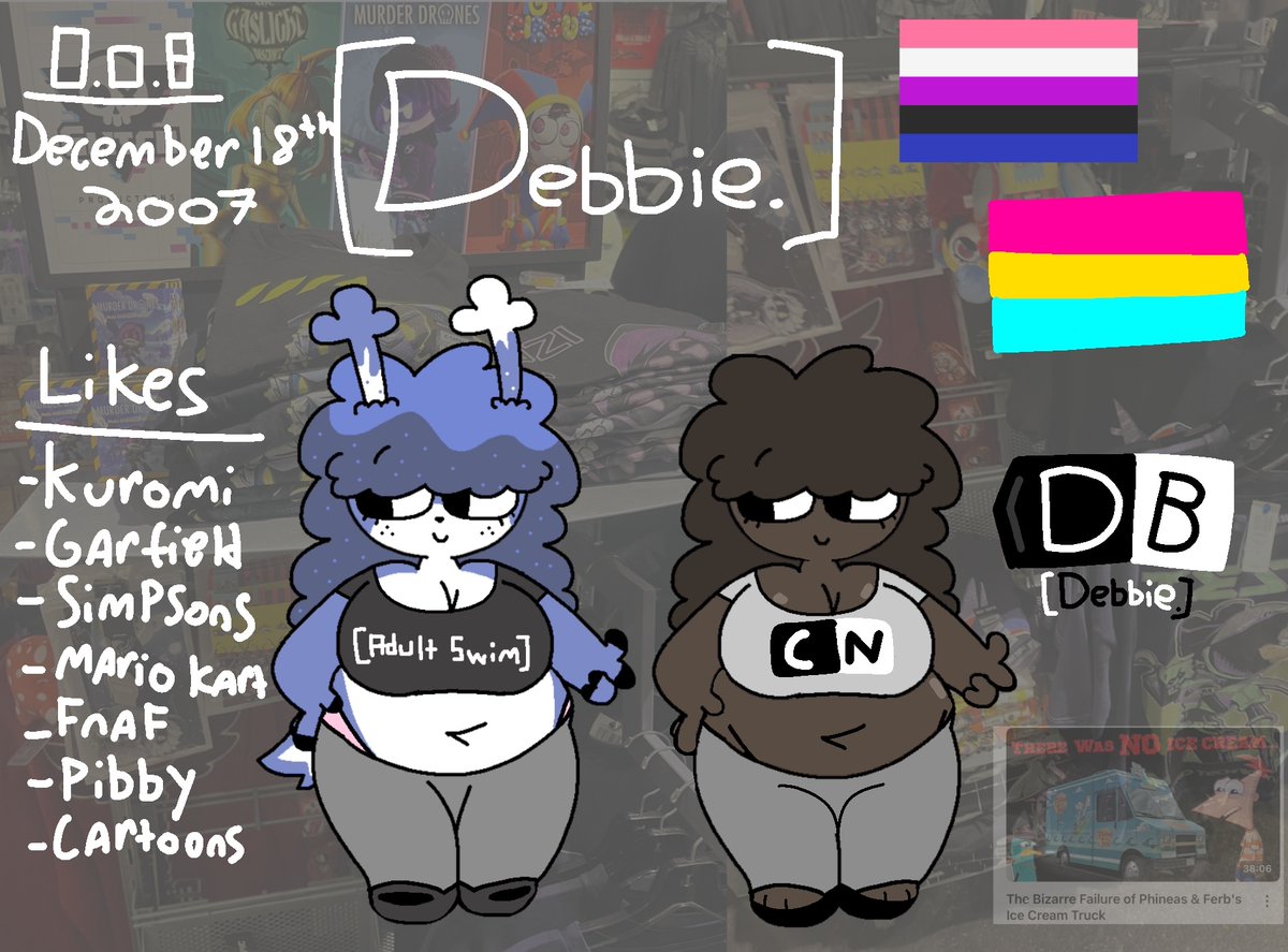 SomethingDebbie's tweet image. [Debbie Has Arrived.]

[This is the last Rebrand I swear🥹]

[Alt below ⬇️]
