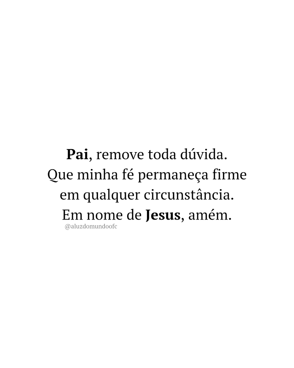 Digite: AMÉM!