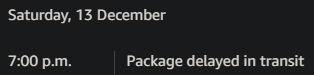 Looks like announcement is going to have to wait until Monday. Global logistics fail.
