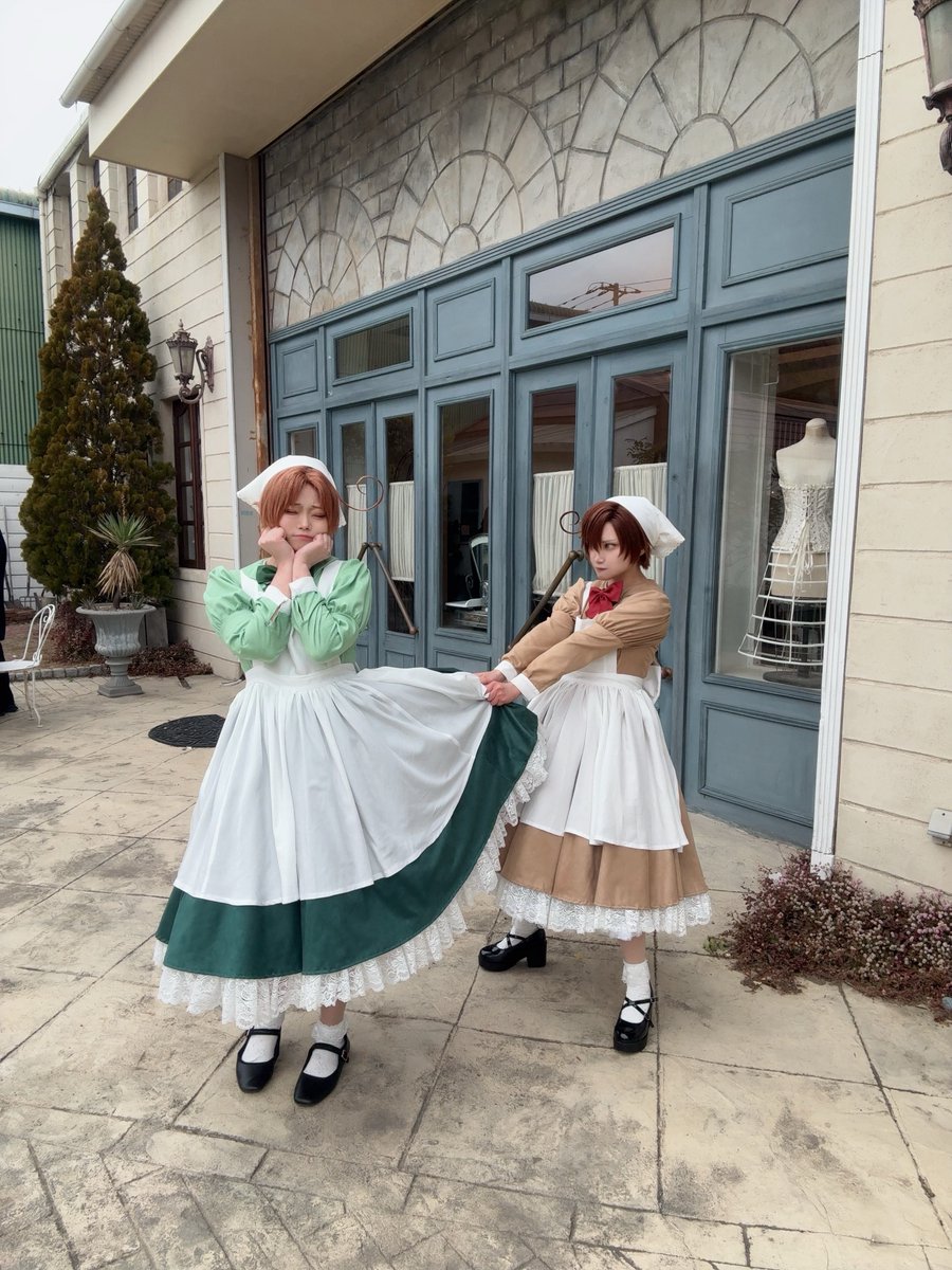 ＊cos
昨日のちびたりあ🍝とちびロマ🍅
写真選びきれなくていっぱい載せちゃう！撮影中お互いのくるんが絡まって取れなくなって泣いちゃった🥹(笑いすぎて)

昨日はいろんな方々に親切にしていただいてありがとうございました！！
#jardin撮影会