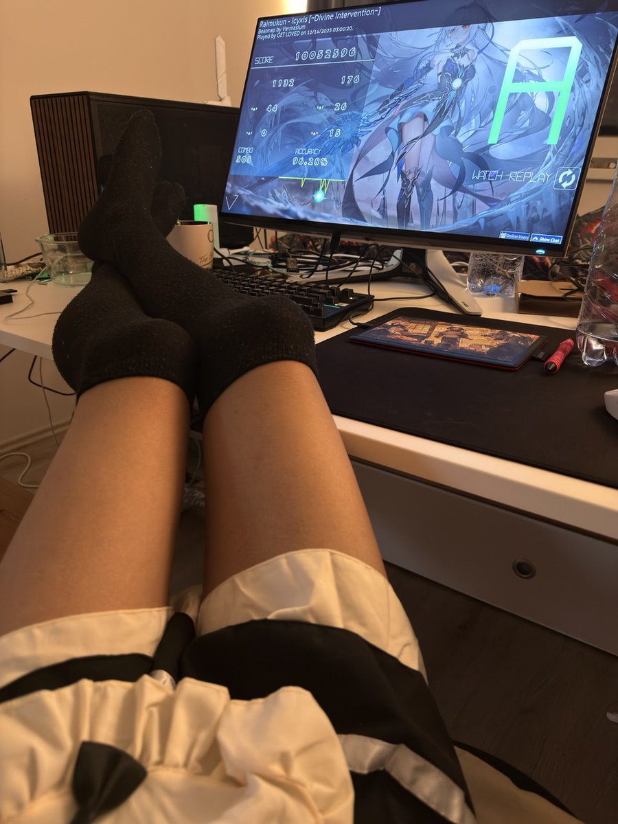 Rafugapu's tweet photo. Hello, I'm at a friend's and this is my 9* stream map score https://t.co/LwmueA90Ti