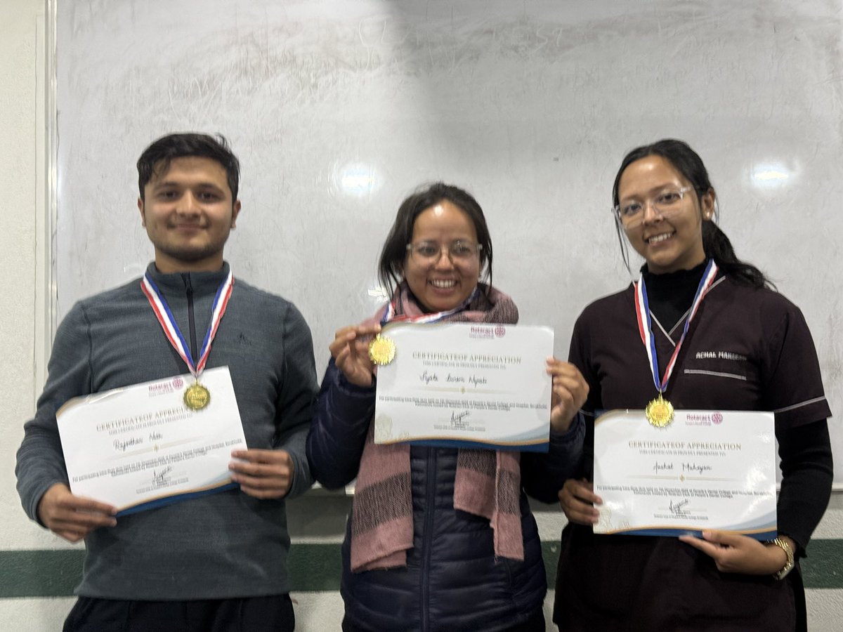 rotaractatpdc's tweet photo. Our intra-club quiz competition on December 7th was a blast!
 Huge congrats to the winners! 🏆
 Thanks to everyone who participated and made it such a success! 🙌
 Stay tuned for more fun events! 😉

#winners #goodtimes #racpdc #asharedvisionforchange https://t.co/jzcJ4fhEVb