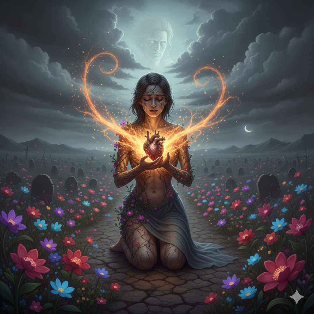 La verdadera medida del amor no es cuánto duró, sino cuántas partes muertas de ti logró resucitar. #CementerioDelAlma