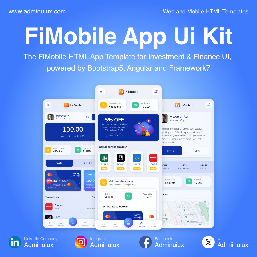 Admiinuiux's tweet photo. Build your #Fintech dream app fast! 🚀 The FiMobile HTML App Template delivers a premium #Investment &amp; Finance UI, powered by #Bootstrap5, #Angular, and Framework7. Stop designing, start deploying. #MobileApp #WebDevelopment #UIUX #Framework7

https://t.co/brUqJdXXWE https://t.co/VAYtu4aaXh