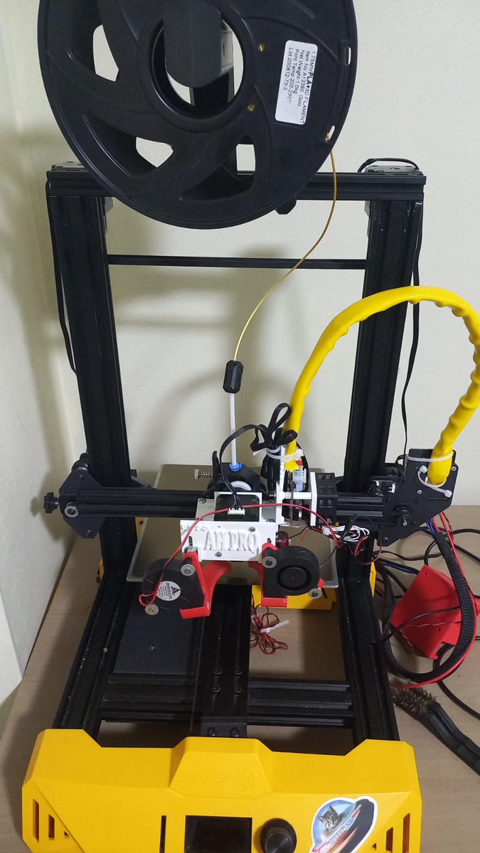 FacheroDe's tweet photo. @BigTreeTech Here's my modded Artillery Hornet, it runs with a skr pico, an ebb42 and a eddy duo, i really love btt's products, they always work so great and my machine has never been better before 

#BTTChristmasRush https://t.co/lleYGu1FiY