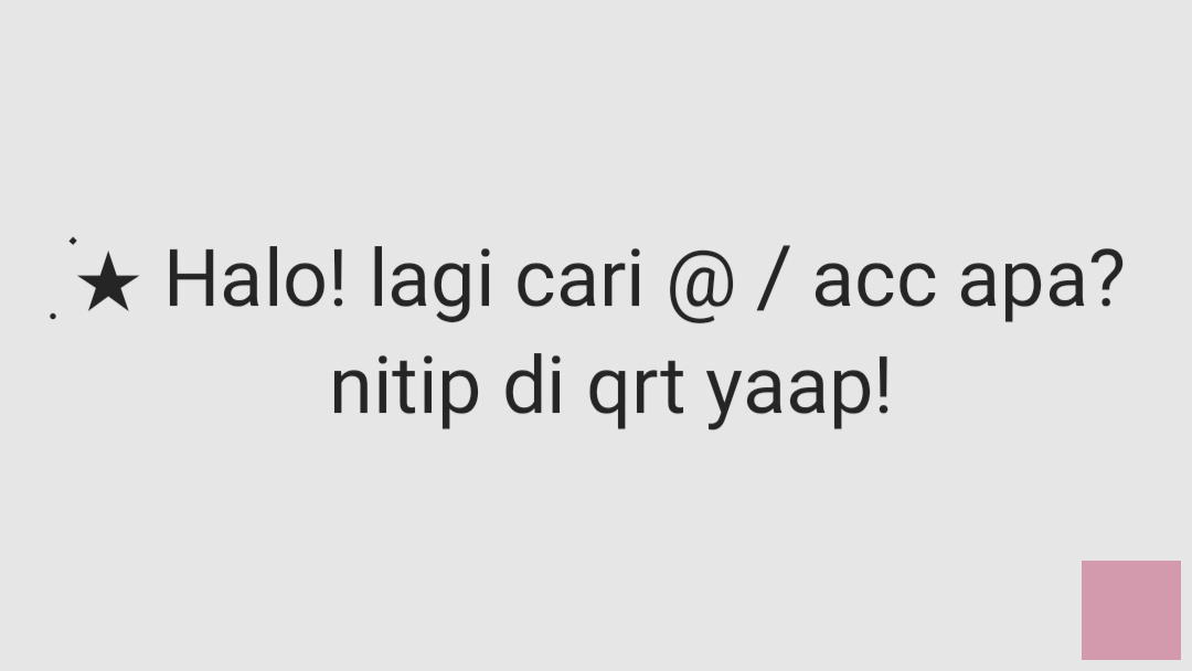 baseuang's tweet image. nyari apa beb 🩷