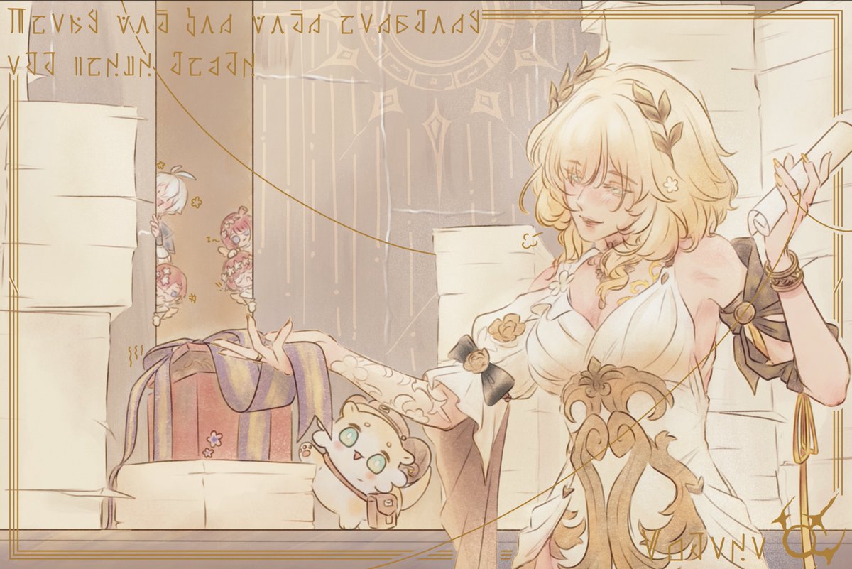 I redrew Aglaea for this collection cuz i feel like i improved a lot since then.

#aglaea