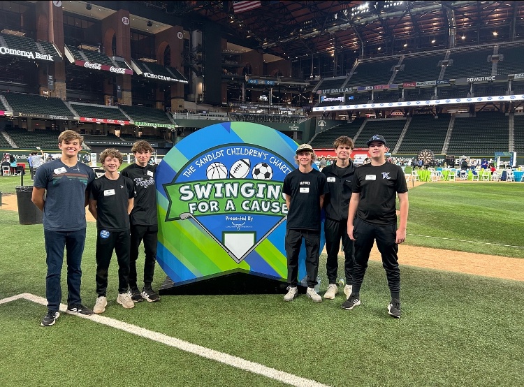 Had fun volunteering last Sunday with my <a href="/Keller_Knights/">Keller Knights</a> teammates at Globe Life Field supporting <a href="/SandlotCharity/">Sandlot Children's Charity</a> Swinging For a Cause event.  Lucky enough to meet Elvis Andrus and Danny Coulombe.