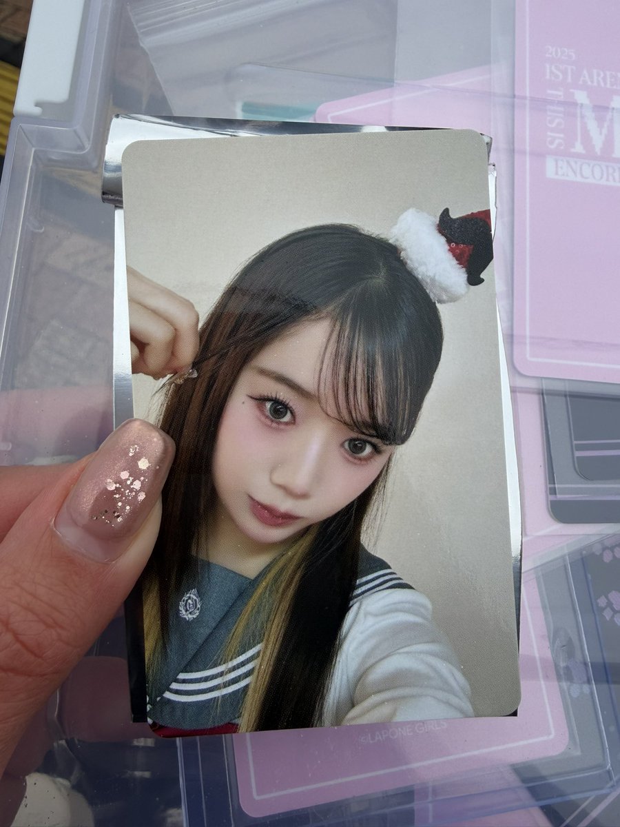 mk15ma's tweet photo. THIS IS ME:I ENCORE IN TOKYO 
トレカ

譲:W会員　清水

求:W会員　櫻井or笠原

14日有明お渡し＞郵送📮

よろしくお願いいたします🙇‍♂️

#me_i #ME_I交換 #ME_Iトレカ交換 https://t.co/PJqt4oOEfd