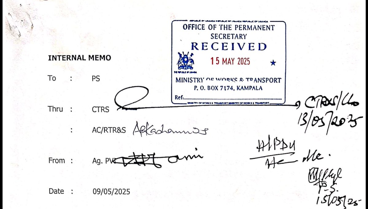 NinyeTabz's tweet image. Today I will publish here the internal memos that do the actual transactions in Mr. Katushabe Winstone’s office!
PS: I don’t care if you’re my friend, relative or comrade, if your name appears anywhere in Katushabe’s heist, I’ll expose you.

⚠️ DO NOT CALL OR TEXT ME!