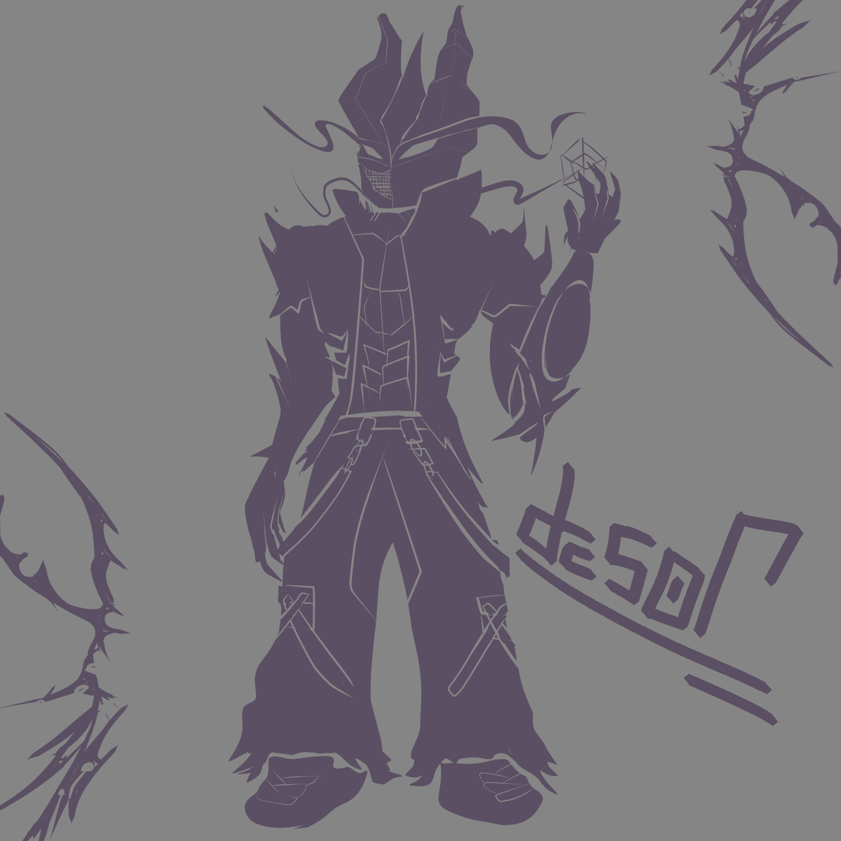 _d3S0r's tweet photo. d3S0r silhouette test https://t.co/mB85plBGXD