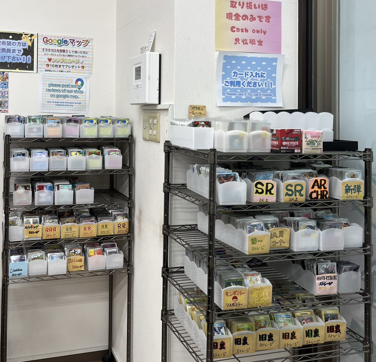 本日も営業開始しました‼️ 旧裏のショーケース追加しました🥳 新弾